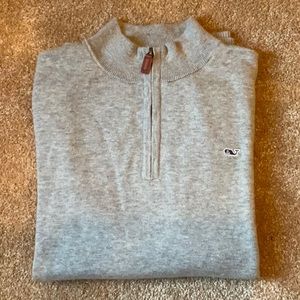 Vineyard Vines boys 1/4 zip sweater mock neck